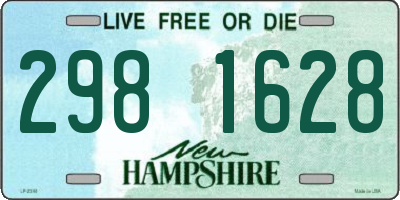 NH license plate 2981628