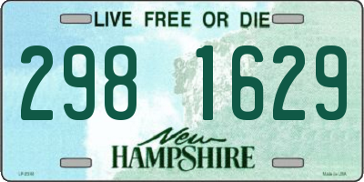 NH license plate 2981629