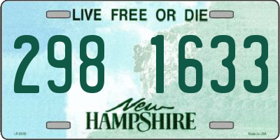 NH license plate 2981633