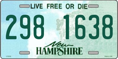 NH license plate 2981638