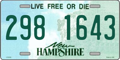 NH license plate 2981643
