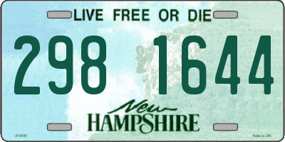 NH license plate 2981644