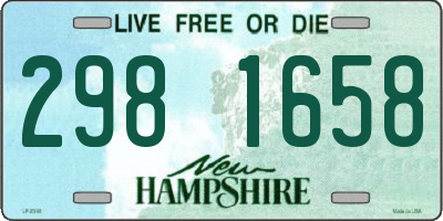 NH license plate 2981658