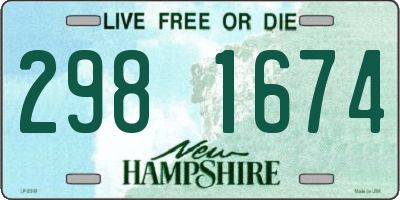 NH license plate 2981674