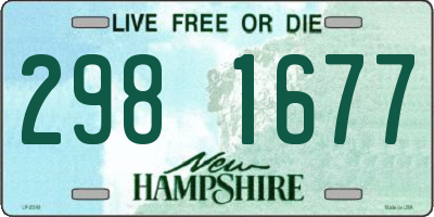NH license plate 2981677