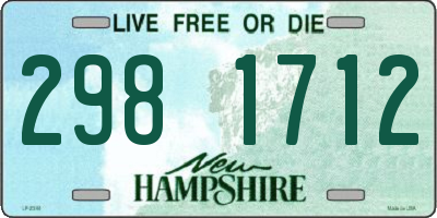NH license plate 2981712