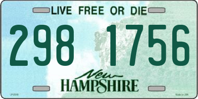 NH license plate 2981756