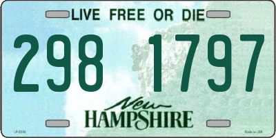 NH license plate 2981797
