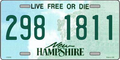NH license plate 2981811