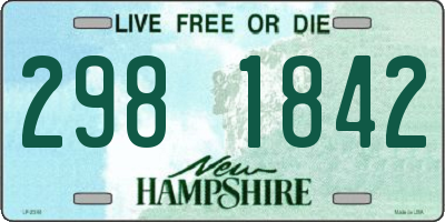 NH license plate 2981842