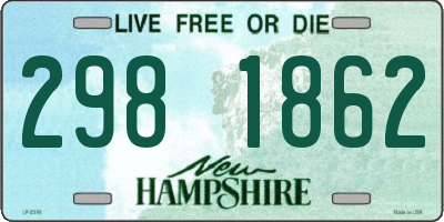 NH license plate 2981862