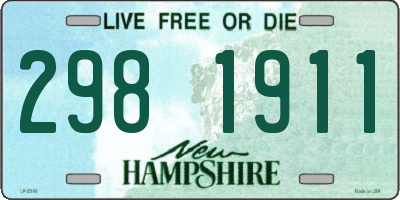 NH license plate 2981911