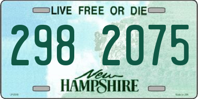 NH license plate 2982075