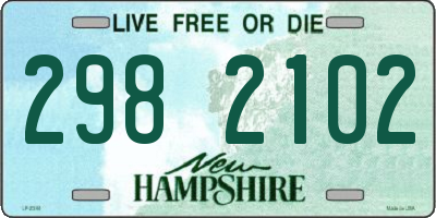 NH license plate 2982102
