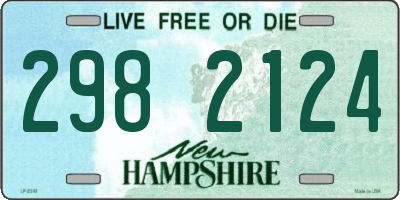 NH license plate 2982124