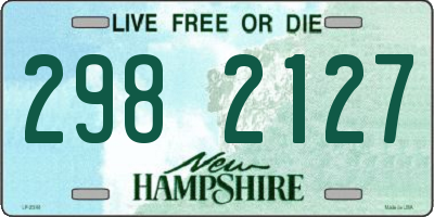 NH license plate 2982127