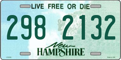 NH license plate 2982132