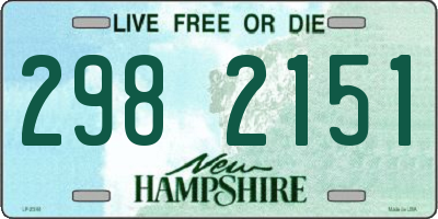 NH license plate 2982151