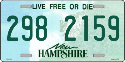 NH license plate 2982159