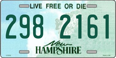 NH license plate 2982161