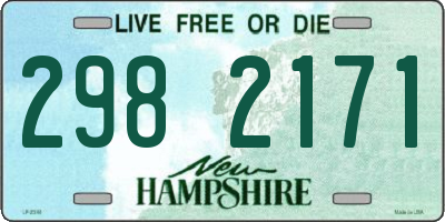 NH license plate 2982171