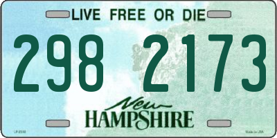 NH license plate 2982173