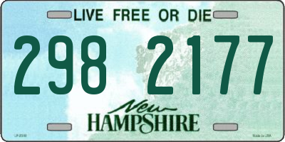 NH license plate 2982177