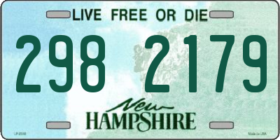 NH license plate 2982179
