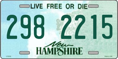 NH license plate 2982215