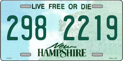 NH license plate 2982219