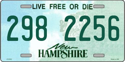 NH license plate 2982256