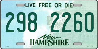 NH license plate 2982260