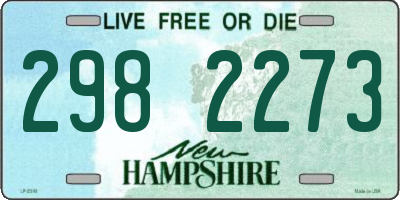 NH license plate 2982273