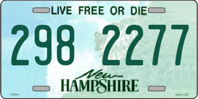 NH license plate 2982277