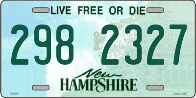 NH license plate 2982327