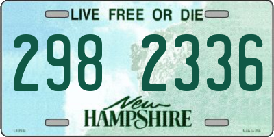 NH license plate 2982336