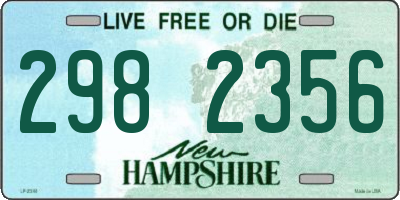 NH license plate 2982356