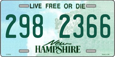 NH license plate 2982366