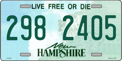 NH license plate 2982405