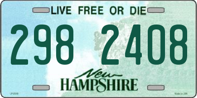 NH license plate 2982408