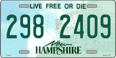 NH license plate 2982409