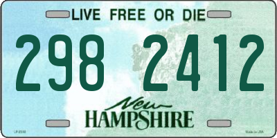 NH license plate 2982412