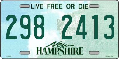 NH license plate 2982413