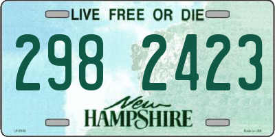 NH license plate 2982423