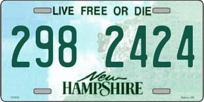 NH license plate 2982424