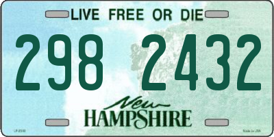 NH license plate 2982432