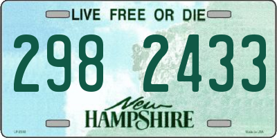 NH license plate 2982433
