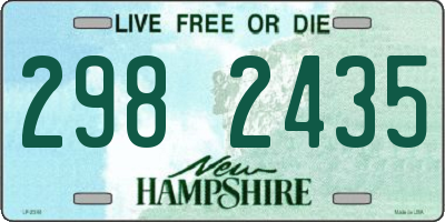 NH license plate 2982435