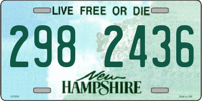 NH license plate 2982436