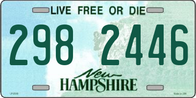 NH license plate 2982446